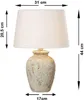 Lampa stołowa Boltze Luton (kolor szary/biały, wysokość 45 Podgląd zdjęcia produktu 9