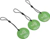 10 sztuk breloków NFC, kolor zielony, chip NTAG213, 35 cm, Podgląd zdjęcia produktu 2