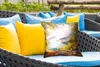 MuchoWow® Outdoor Kissen - Malerei - Ölgemälde - Pflanzen - Produktbild-Vorschau 4