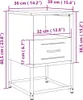 VidaXL 846561, Gelb, Stahl, 360 mm, 390 mm, 605 mm, 2 Produktbild-Vorschau 8