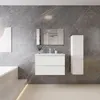 80 cm Badmöbel-Set Unterschrank mit Keramik waschtisch 2 Produktbild-Vorschau 3