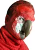 Papageienmaske zum Ankleben - Fasching Halloween Produktbild-Vorschau 1
