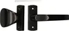 KOTARBAU® Set handvat 125 mm + knop 65 mm zwart met kort Productafbeelding-voorbeeld 1