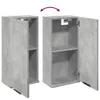 vidaXL Wand-Badschrank Betongrau 32x20x67 cm Produktbild-Vorschau 7