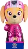 A plush toy of Skye from Paw Patrol in her Air Rescue uniform, standing in a cardboard display box. Podgląd zdjęcia produktu