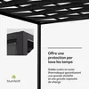 Blumfeldt Tonnelle 3x3, Tonnelle de Jardin Extérieur avec Voir les images du produit 6