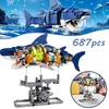 687 pièces Jouet technique Requin avec corps pivotant et Voir les images du produit 9