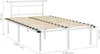 vidaXL Postelový rošt bílý kov 120x200 cm Náhled obrázku produktu 5