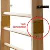 Kinder Sprossenwand aus Holz – Weiße Montessori Produktbild-Vorschau 7