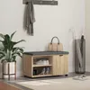 vidaXL Lavice do předsíně s polštářem dub Sonoma 80 x 38 x Náhled obrázku produktu 2