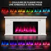 HOMAVO cheminée électrique 36 pouces avec meuble 1000/2000 Voir les images du produit 8