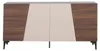 Zijtafel HWC-Q83, dressoir met deuren met 3D-structuur, Productafbeelding-voorbeeld 6