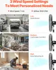 VEVOR Ventilateur industriel sur pied, 810 mm, oscillation Voir les images du produit 3