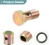 Universal M12x1.25 32mm Länge Motorrad 3-Loch-Hohlschrauben Produktbild-Vorschau 4