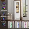 Vitrine Merax avec éclairage LED, meuble haut avec 5 Voir les images du produit 8