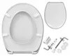 WC Sitz - Toilettensitz - 36 X 44 Cm - Antibakteriell - Produktbild-Vorschau 1