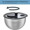 RÖSLE Salatschleuder incl. Glasdeckel und Frischhaltedeckel Produktbild-Vorschau 7