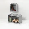 LEGO Bausteinregal-Set BRICK SHELF 2-teilig grau Produktbild-Vorschau 6