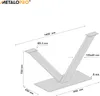 Pied de table MetaloPro X-Frame, pieds de table métalliques Voir les images du produit 9