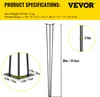 VEVOR Haarnadel Tischbein 36 Zoll 91,5 cm, Tischbeine Produktbild-Vorschau 9