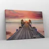 Bild auf Leinwand - Leinwandbild - Einteilig - Brücke Holz Produktbild-Vorschau 4