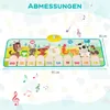 GOPLUS Musikmatte Kinder ab 1 Jahr, Klaviermatte mit 10 Produktbild-Vorschau 2