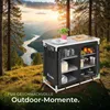 tectake® Campingschrank Deluxe mit Aluminiumgestell und 6 Produktbild-Vorschau 7