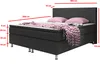 Inter Handels Boxspringbett Madrid, 180x200, Schwarz Produktbild-Vorschau 15