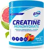 A product shot of a tub of creatine monohydrate with grapefruit flavor, featuring a slice of grapefruit and some icons. Voir les images du produit
