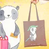 Mr. & Mrs. Panda Tote Bag Panda Angeln - Braun Pastell - Produktbild-Vorschau 2