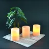 LED Vanille-Duftkerzen 3er-Set Duftwachskerzen Wachskerzen Produktbild-Vorschau 2