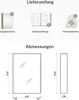 Planetmöbel Spiegelschrank 50 cm Sonoma Eiche – Eleganter Produktbild-Vorschau 2