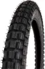 A close-up studio shot of a motorcycle tire. Podgląd zdjęcia produktu