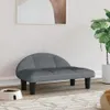 vidaXL Pelíšek pro psy tmavě šedý 70x52x30 cm samet - Náhled obrázku produktu 9
