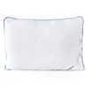 A white pillow with blue trim and a quilted pattern. Náhľad obrázku produktu