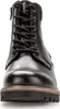 A close-up, front-facing view of a black leather boot. Produktbild-Vorschau