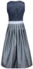Dirndlschürze Petershausen 75cm Länge himmelblau XXL Produktbild-Vorschau 3