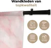MuchoWow® Wandteppich Wandbehang Marmor - Rosa - Weiß - Produktbild-Vorschau 3