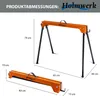 2x Arbeitsbock, Gerüstbock, Klappbock, bis 500 kg, Produktbild-Vorschau 3