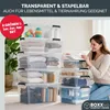 BOXXivo Aufbewahrungsbox 60L mit Deckel  im 2er Set – Produktbild-Vorschau 4
