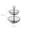 Etażerka metalowa, 2 poziomy, wys. 30 cm Podgląd zdjęcia produktu 2