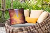 MuchoWow® Outdoor Kissen - Sonnenuntergang - Bäume - Wald - Produktbild-Vorschau 3