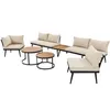 A set of outdoor furniture arranged on a white background. Náhled obrázku produktu