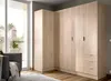 Dmora Guardaroba Grande Atena 90.5x184h cm Marrone Rovere, Anteprima dell’immagine prodotto 2