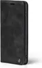 A black flip cover for a smartphone is shown from the side. Produktbild-Vorschau