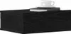 vidaXL Table de chevet flottante Chêne noir 40 x 32 x 15 cm Voir les images du produit 3