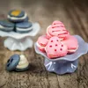 Hartvormige siliconen mal voor macarons, bruin Productafbeelding-voorbeeld 2