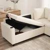 Merax L-förmiges ausziehbar Schlafsofa, Ecksofa mit Produktbild-Vorschau 5