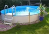 Stahlwandpool Set (9-teil) halbhoch achtform Cannes Produktbild-Vorschau 2