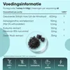 A nutritional information table for a supplement, with an image of the supplement's ingredients. Náhled obrázku produktu